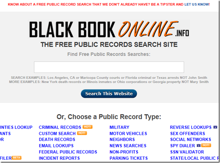 Black Book Online | Washington State Investigators