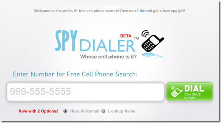 Spydialer Phone Number Lookup